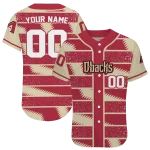 customized arizona diamondbacks edgy stripes red jersey best selling