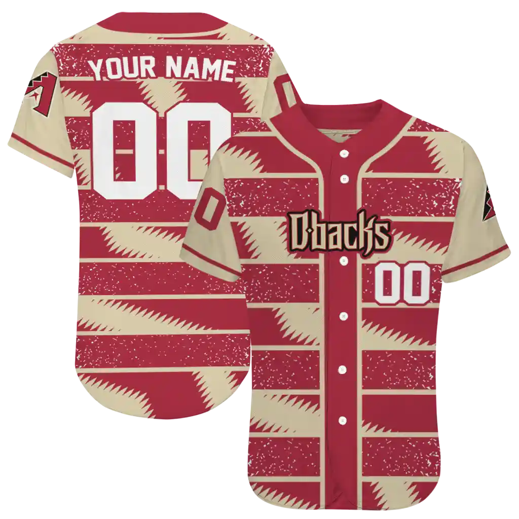 customized arizona diamondbacks edgy stripes red jersey best selling customized arizona diamondbacks edgy stripes red jersey best selling