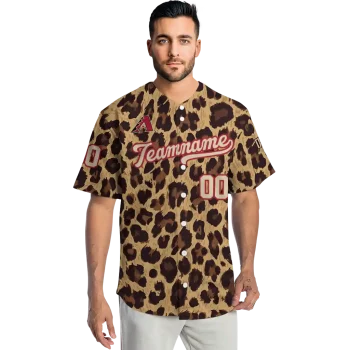 customized arizona diamondbacks leopard spot jersey fashion forward