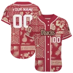 customized arizona diamondbacks pineapple palm geo red jersey best selling