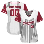 customized arizona diamondbacks pinstripe red white jersey best selling