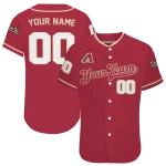 customized arizona diamondbacks plain classic red jersey best selling