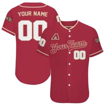 customized arizona diamondbacks plain classic red jersey best selling