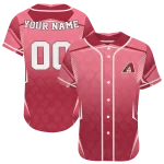 customized arizona diamondbacks wavy flow red jersey best selling