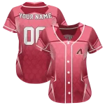 customized arizona diamondbacks wavy flow red jersey best selling