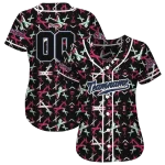 customized atlanta braves abstract x black jersey best selling