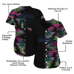 customized atlanta braves palm leaf black jersey best selling