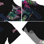 customized atlanta braves palm leaf black jersey best selling