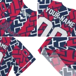 customized atlanta braves squares grid navy jersey best selling