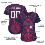 customized atlanta braves star circle navy jersey best selling