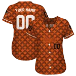 customized baltimore orioles chevron interlock orange jersey best selling