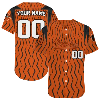 customized baltimore orioles chevron rhythm orange jersey best selling