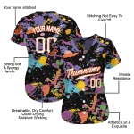 customized baltimore orioles paint splatter black jersey best selling