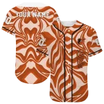 customized baltimore orioles psychedelic curves orange jersey best selling