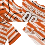 customized baltimore orioles stripe layers orange white jersey best selling
