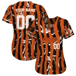 customized baltimore orioles stripe paint orange jersey best selling
