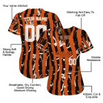 customized baltimore orioles stripe paint orange jersey best selling