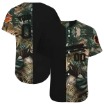 customized baltimore orioles tropical foliage black jersey best selling