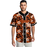customized baltimore orioles tropical hibiscus black jersey best selling