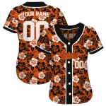 customized baltimore orioles tropical hibiscus black jersey best selling