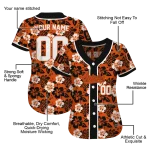 customized baltimore orioles tropical hibiscus black jersey best selling