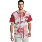 customized boston red sox arrow fade red white jersey best selling