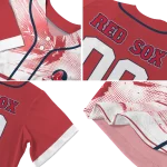 customized boston red sox arrow fade red white jersey best selling