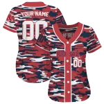 customized boston red sox camo splash red jersey best selling