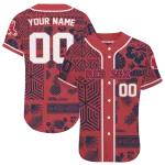 customized boston red sox pineapple palm geo red jersey best selling