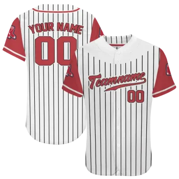 customized boston red sox pinstripe red white jersey best selling