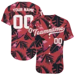 customized boston red sox tropical flamingo red jersey best selling