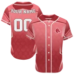 customized boston red sox wavy flow red jersey best selling