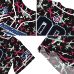 customized chicago cubs abstract x black jersey best selling