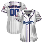 customized chicago cubs pinstripe lines white jersey best selling