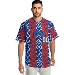 customized chicago cubs squares grid blue jersey best selling