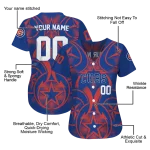 customized chicago cubs star circle blue jersey best selling