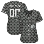 customized chicago white sox chevron interlock black jersey best selling