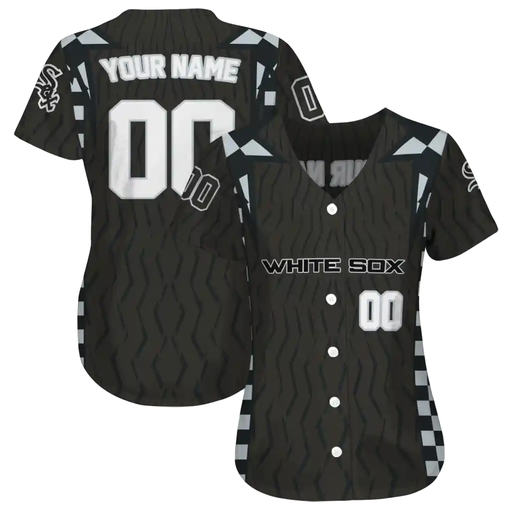 customized chicago white sox chevron rhythm black jersey high quality customized chicago white sox chevron rhythm black jersey high quality
