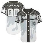 customized chicago white sox pattern drip black white jersey best selling
