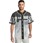 customized chicago white sox pattern drip black white jersey best selling