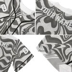 customized chicago white sox psychedelic curves black jersey best selling