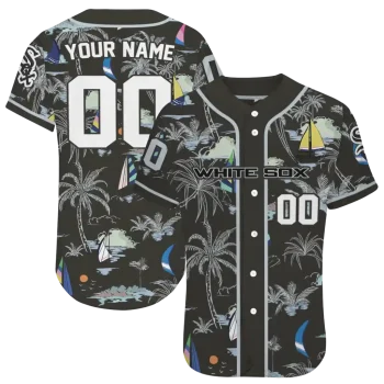 customized chicago white sox sailboat island black jersey best selling