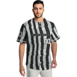 customized chicago white sox stripe paint black jersey best selling