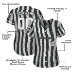 customized chicago white sox stripe paint black jersey best selling