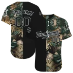 customized chicago white sox tropical foliage black jersey best selling