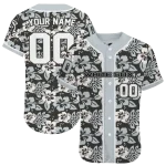 customized chicago white sox tropical hibiscus silver jersey best selling