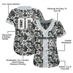 customized chicago white sox tropical hibiscus silver jersey best selling