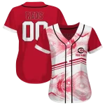 customized cincinnati reds arrow fade red white jersey best selling
