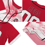 customized cincinnati reds arrow fade red white jersey best selling