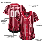 customized cincinnati reds blazing stripes red jersey best selling